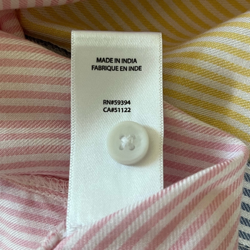 BeachLunchLounge Collection Women’s Colorblock Striped Button-Down Shirt Size M - Picture 9 of 9